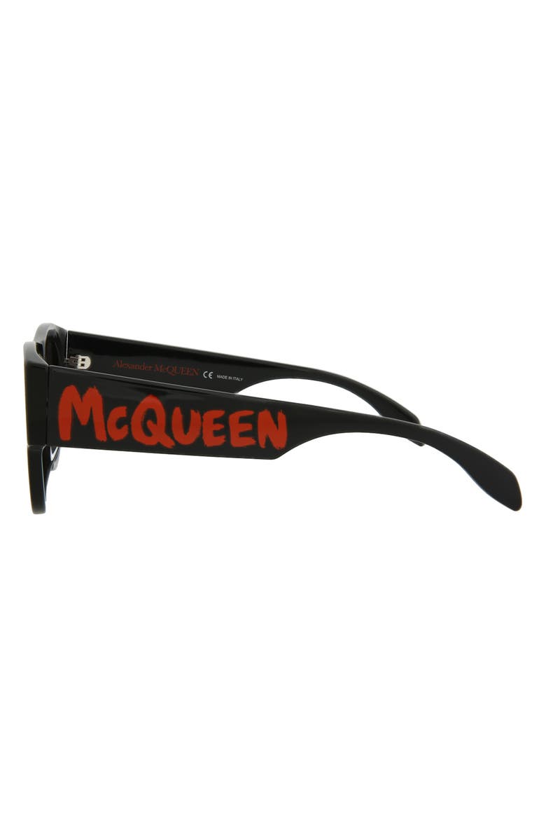McQueen 54mm Square Sunglasses, Alternate, color,