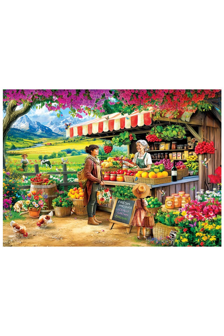 Peachy Deals & Pie Dreams 1000pc Puzzle, Alternate, color, Multicolor