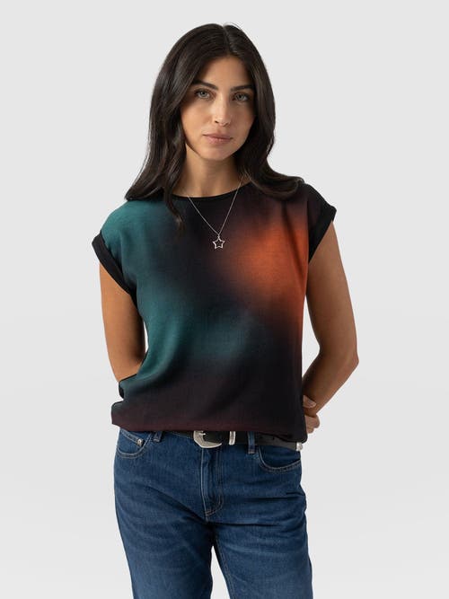 Shop Saint + Sofia Turn Up Contrast Tee