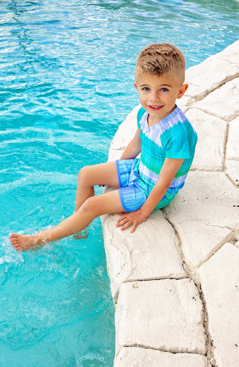 NoggiWear Dip Dye Swim Pants, Alternate, color, Blue Ombre