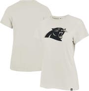 '47 Women's '47 Cream Carolina Panthers Panthera Frankie T-Shirt
