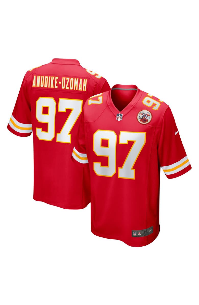 Nike Men's Nike Felix Anudike-Uzomah Red Kansas City Chiefs  Game Jersey, Main, color, 