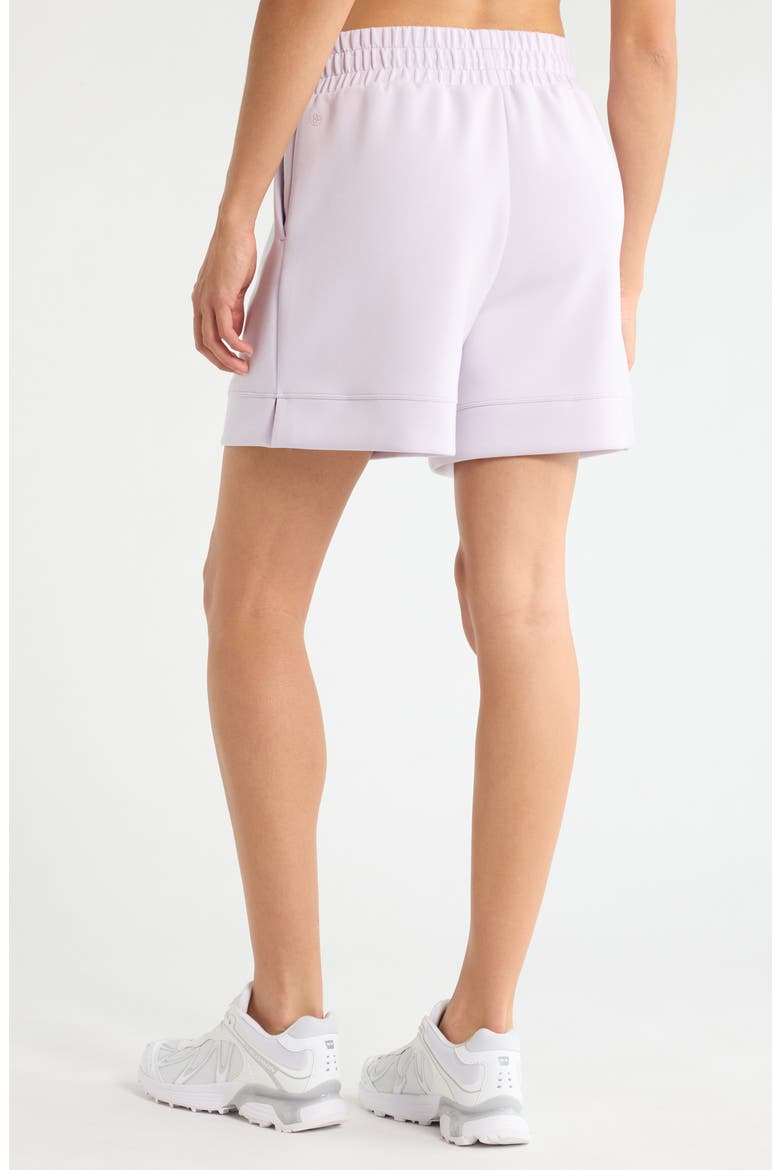 Soft Luxe High Waist Knit Shorts, Alternate, color, PURPLE HUSH
