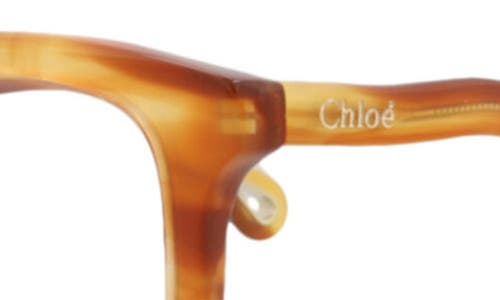 Chloé 49mm Square Optical Glasses In Brown
