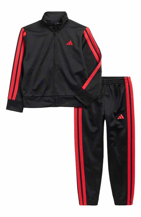 adidas Kids' 3-Stripe Tri-cot Track Suit