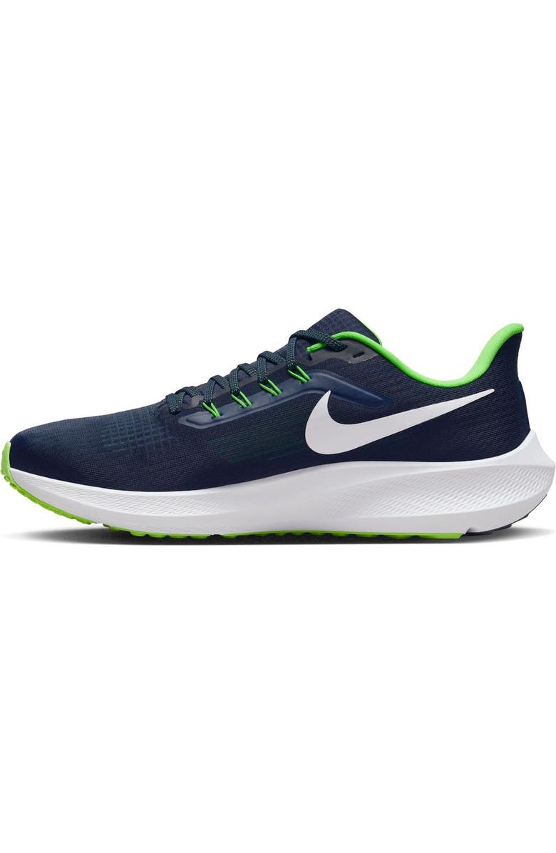 Nike Unisex Nike College Navy Seattle Seahawks Zoom Pegasus 39 Running Shoe, Alternate, color,