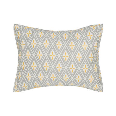 Liam Ochre Cotton Standard Sham 20" x 26"