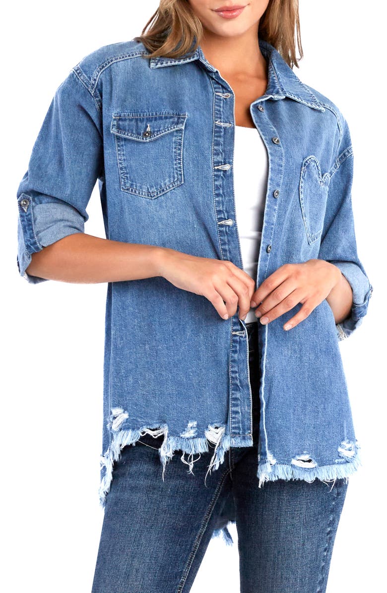 Maglietta Uomo MoonWorks Heartbeat Mountain - Battito Cardiaco Denim, 100% Cotone Morbido, Vestibilità Slim, Taglie Dalla XS Alla 4XL