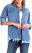 Billy T Heart Pocket Denim Button-Up Shirt