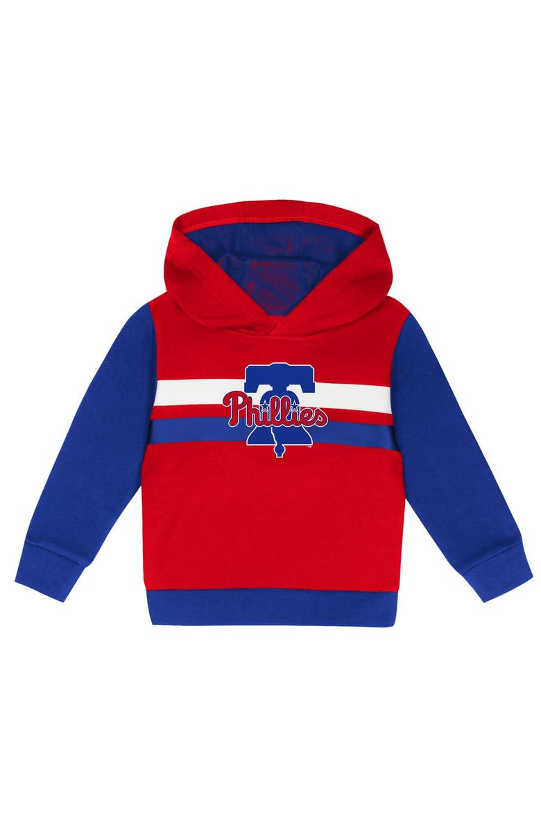 Outerstuff Toddler Red/Royal Philadelphia Phillies Wind Up Pullover Hoodie and Sweatpants Set, Alternate, color, Red