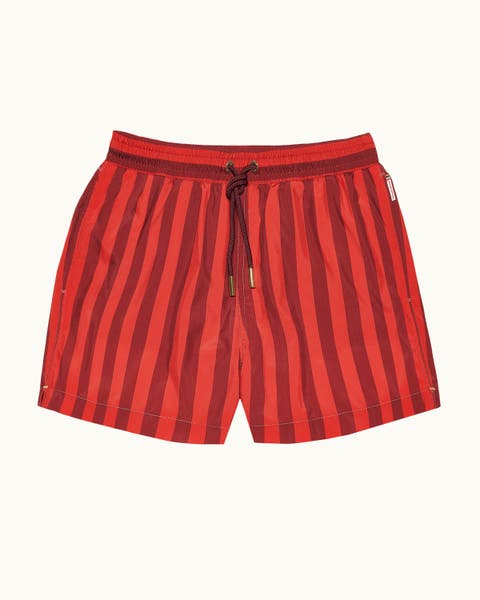Jack Shorter Length Bold Stripe Swim Shorts