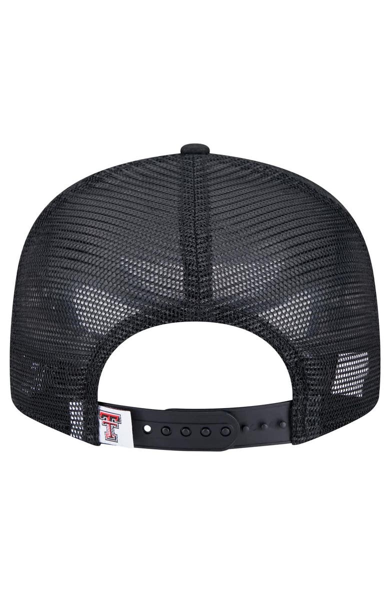 New Era Men's New Era Red Texas Tech Red Raiders 9FIFTY Trucker Snapback Hat, Alternate, color, Red