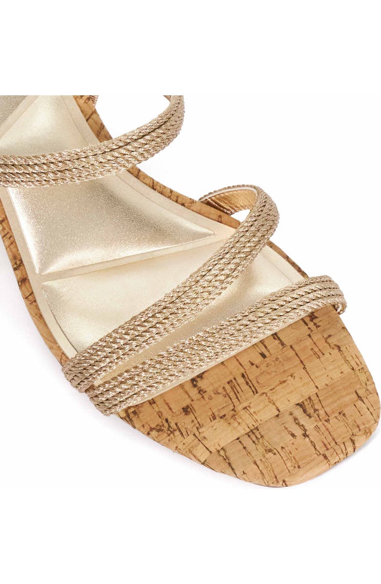 Dune London Kalia Wedge Sandal, Alternate, color, Gold