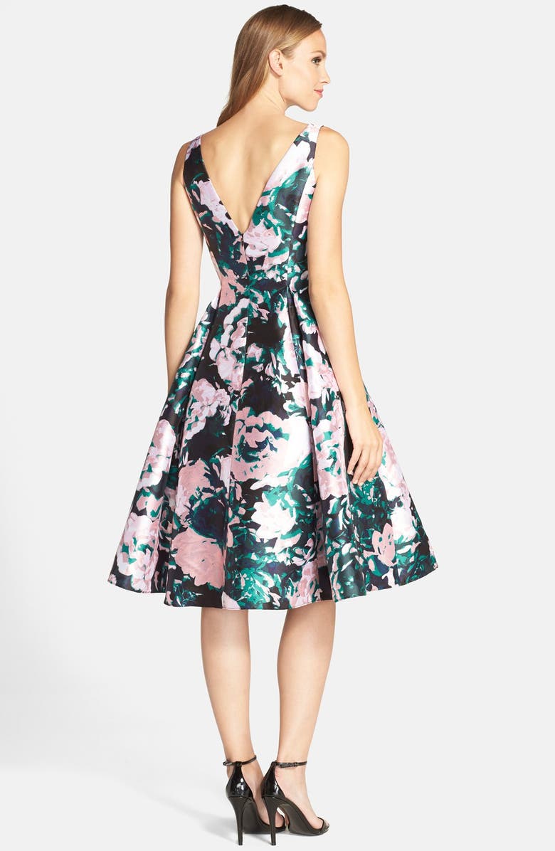 Adrianna Papell ''Mikado' Sleeveless Fit & Flare Dress, Alternate, color,