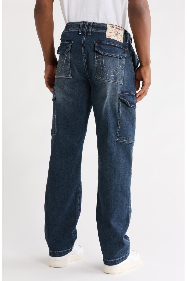 Cargo Pocket Skinny Jeans, Alternate, color, DARK BEST RIDERS