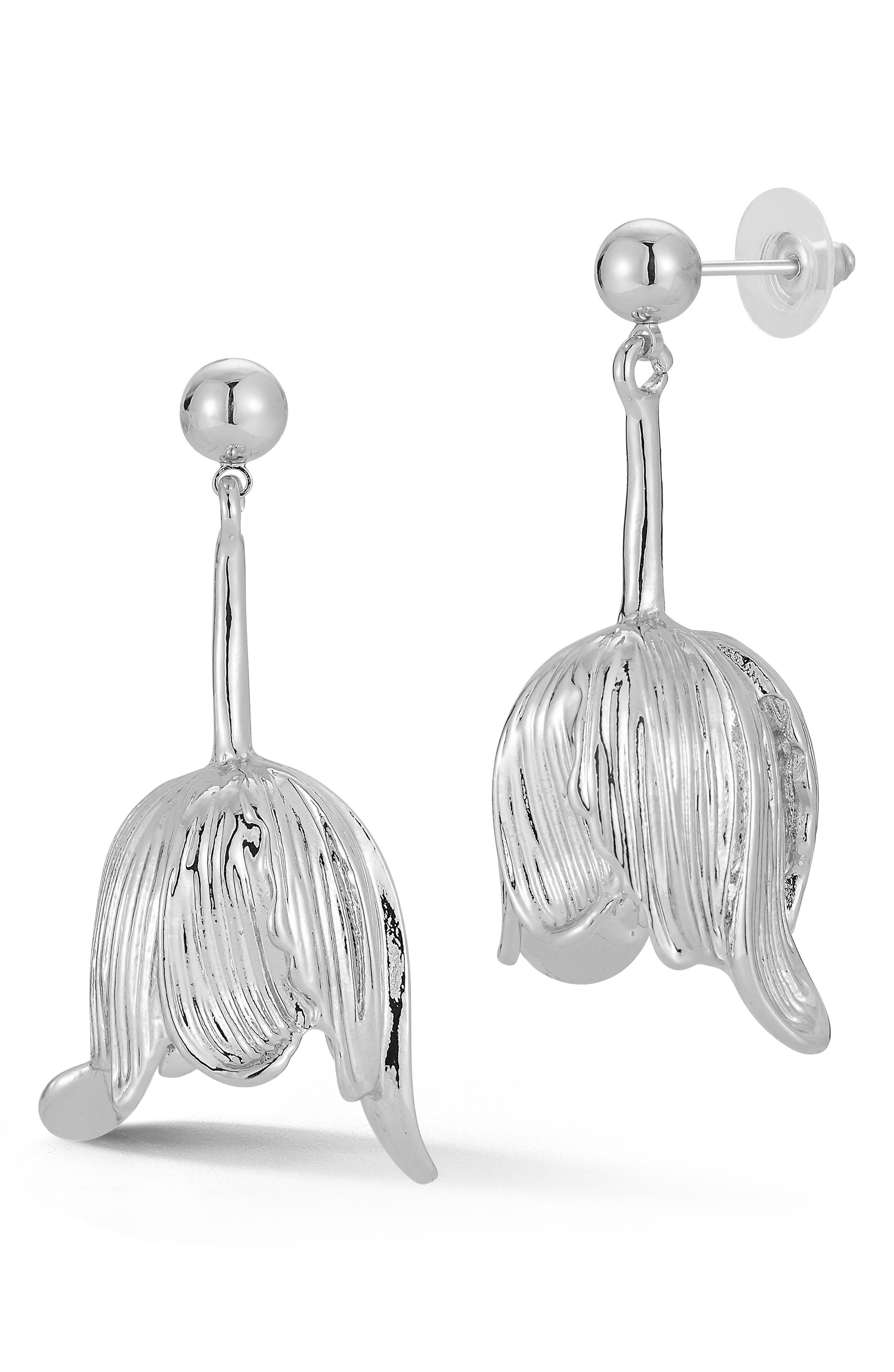 SPHERA MILANO Flower Drop Earrings
