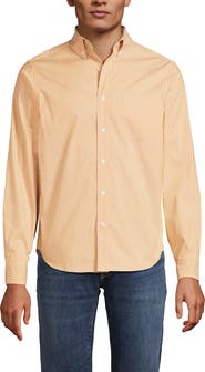 Lands' End Traditional Fit Long Sleeve Travel Kit Shirt