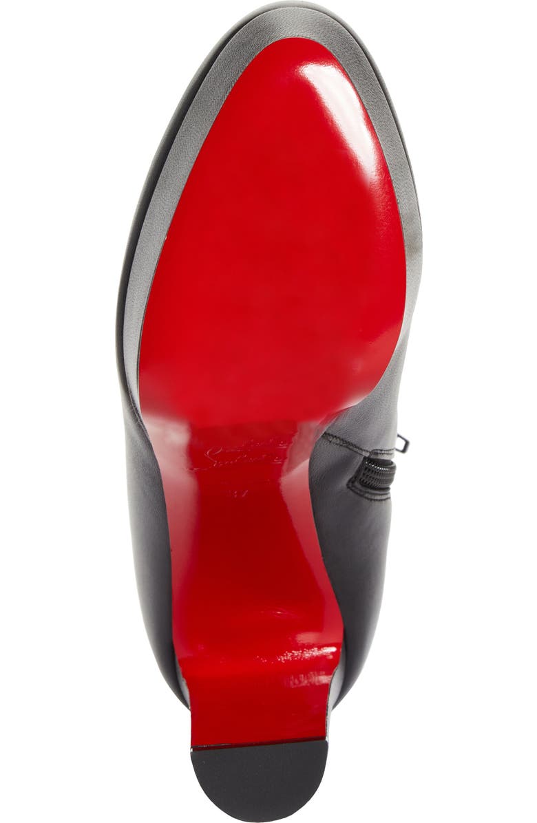 Christian Louboutin Loo Platform Bootie, Alternate, color, Black