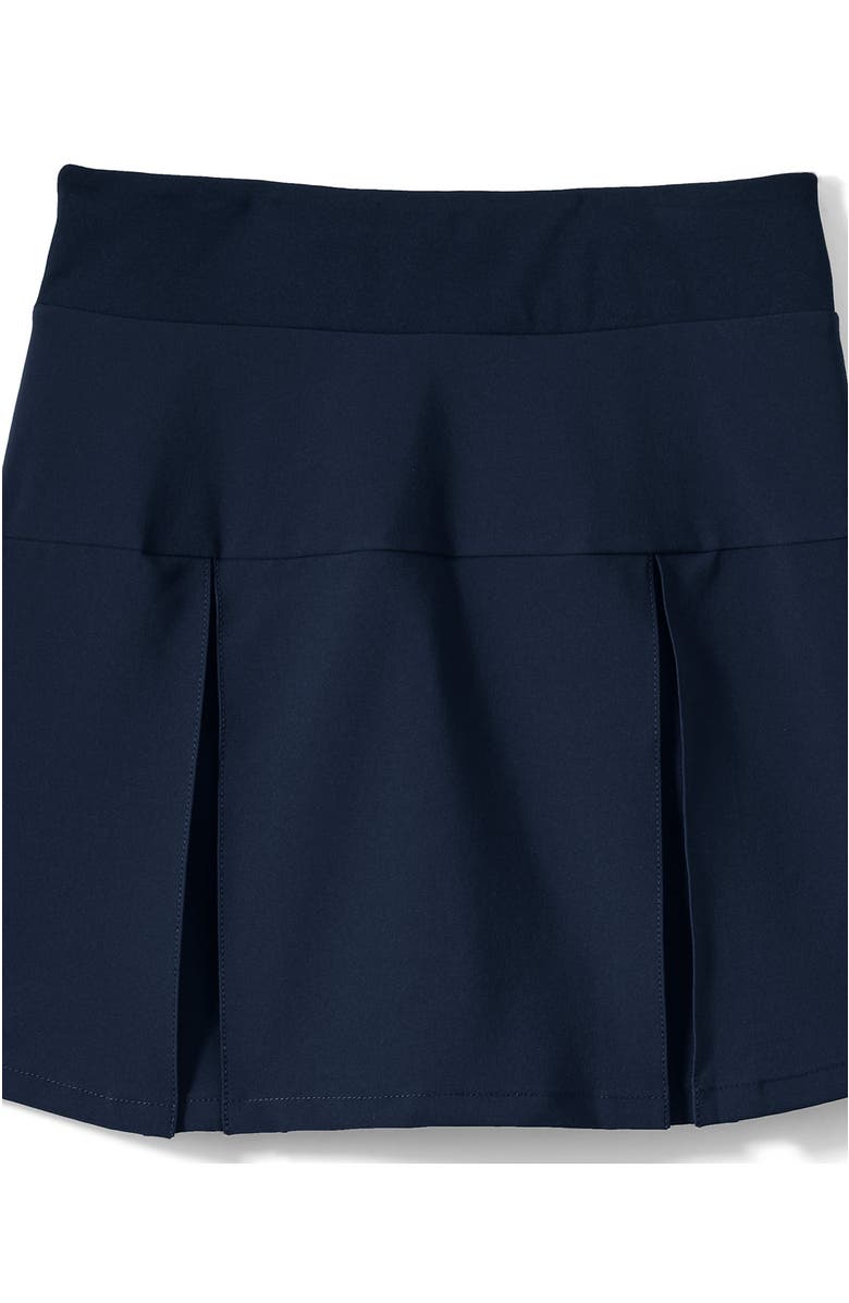 School Uniform Girls Performance Pleated Skort Above the Knee