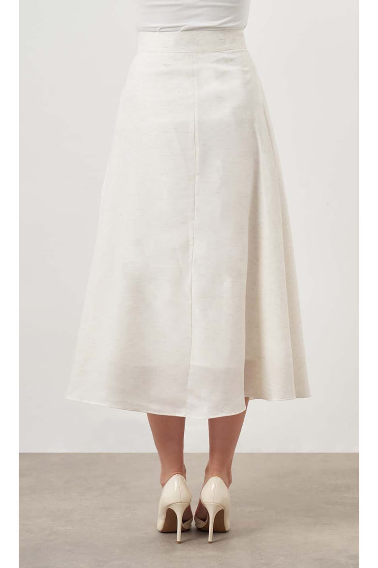 Midi Skirt, Alternate, color, Ecru