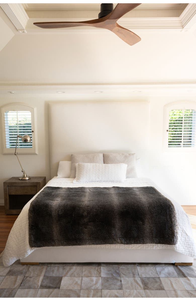 Sea To Me Blankets Alpine Abundance Faux Fur Throw Blanket, Alternate, color, Grey Multi