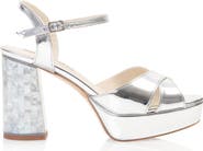 Freya Rose Nova Ankle Strap Pearl Heel Sandal