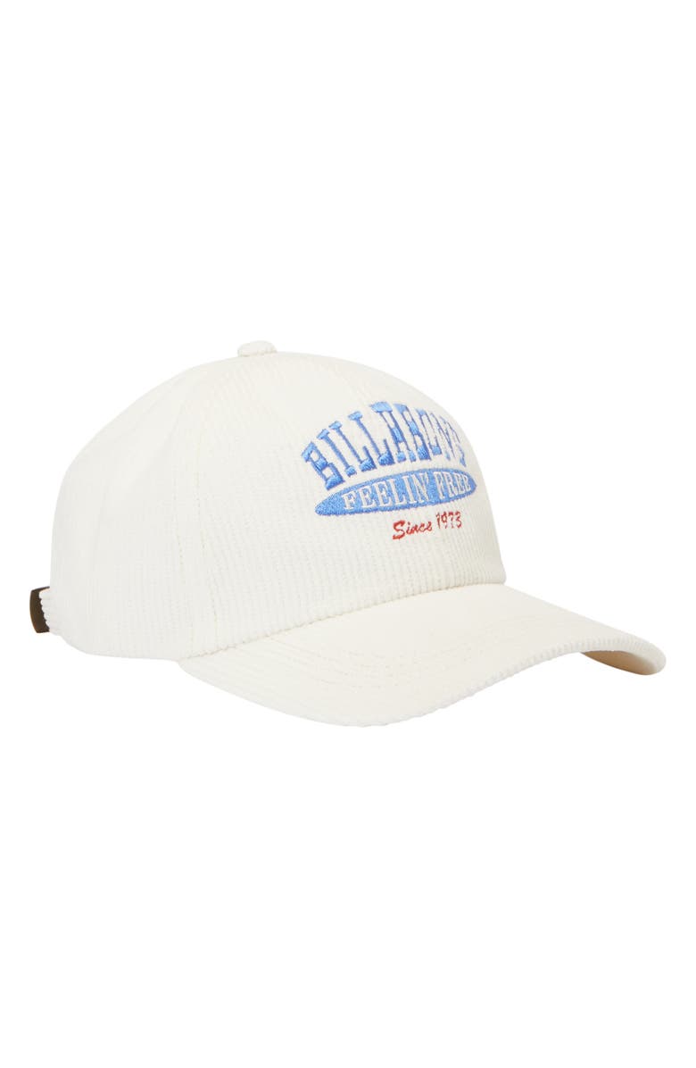 Billabong Embroidered Logo Baseball Cap, Alternate, color, Salt Crystal Blue