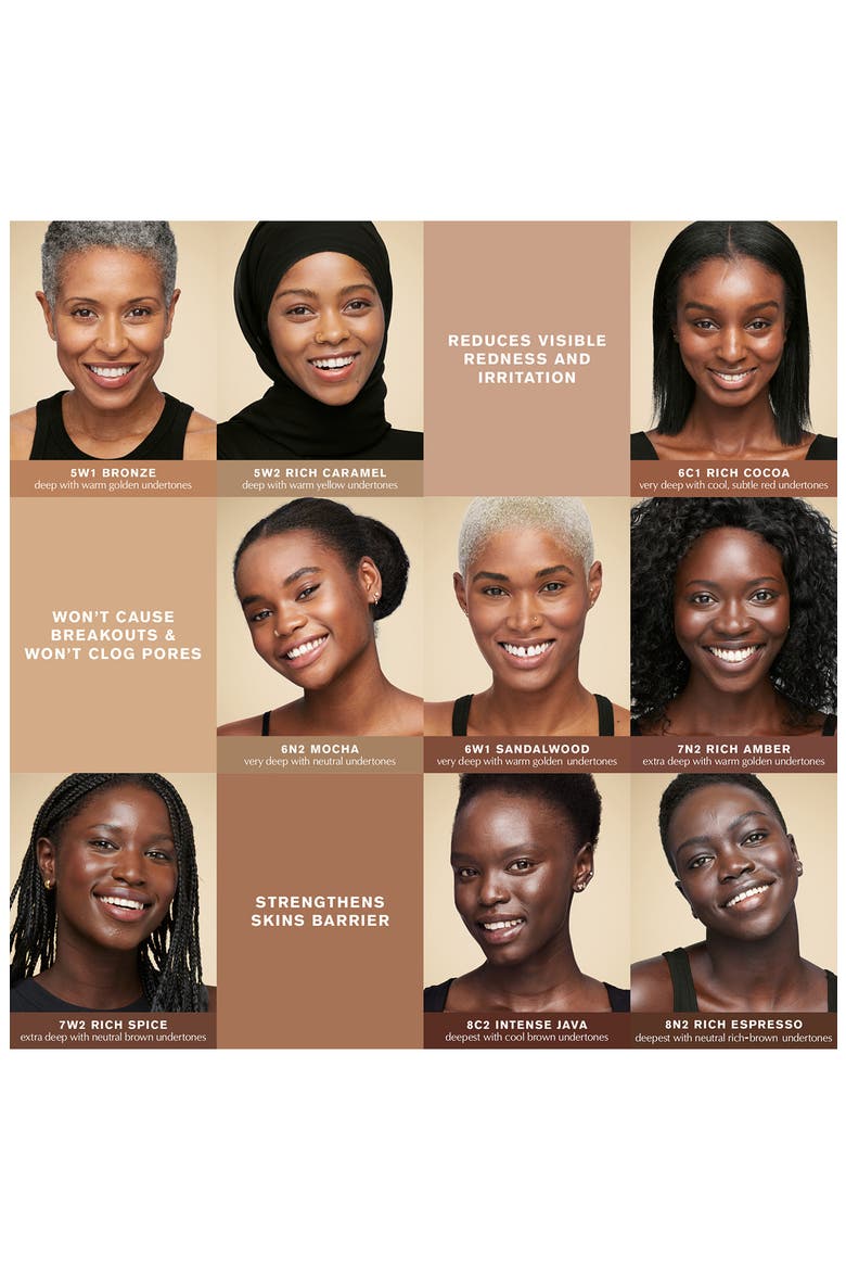 Futurist Hydra Rescue Moisturizing Makeup Foundation SPF 45, Alternate, color, 7N2 RICH AMBER