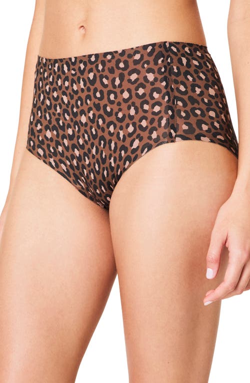 Spanx ® Smooth™ Fit-to-you 3-pack Briefs In Cafe Au Lait/leopard/black