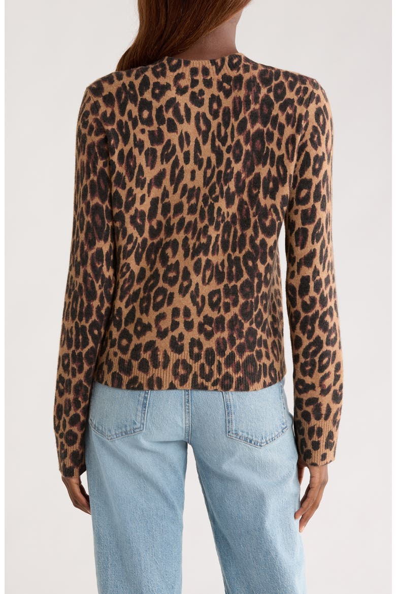 Millie Leopard Print Cardigan, Alternate, color, LEOPARD