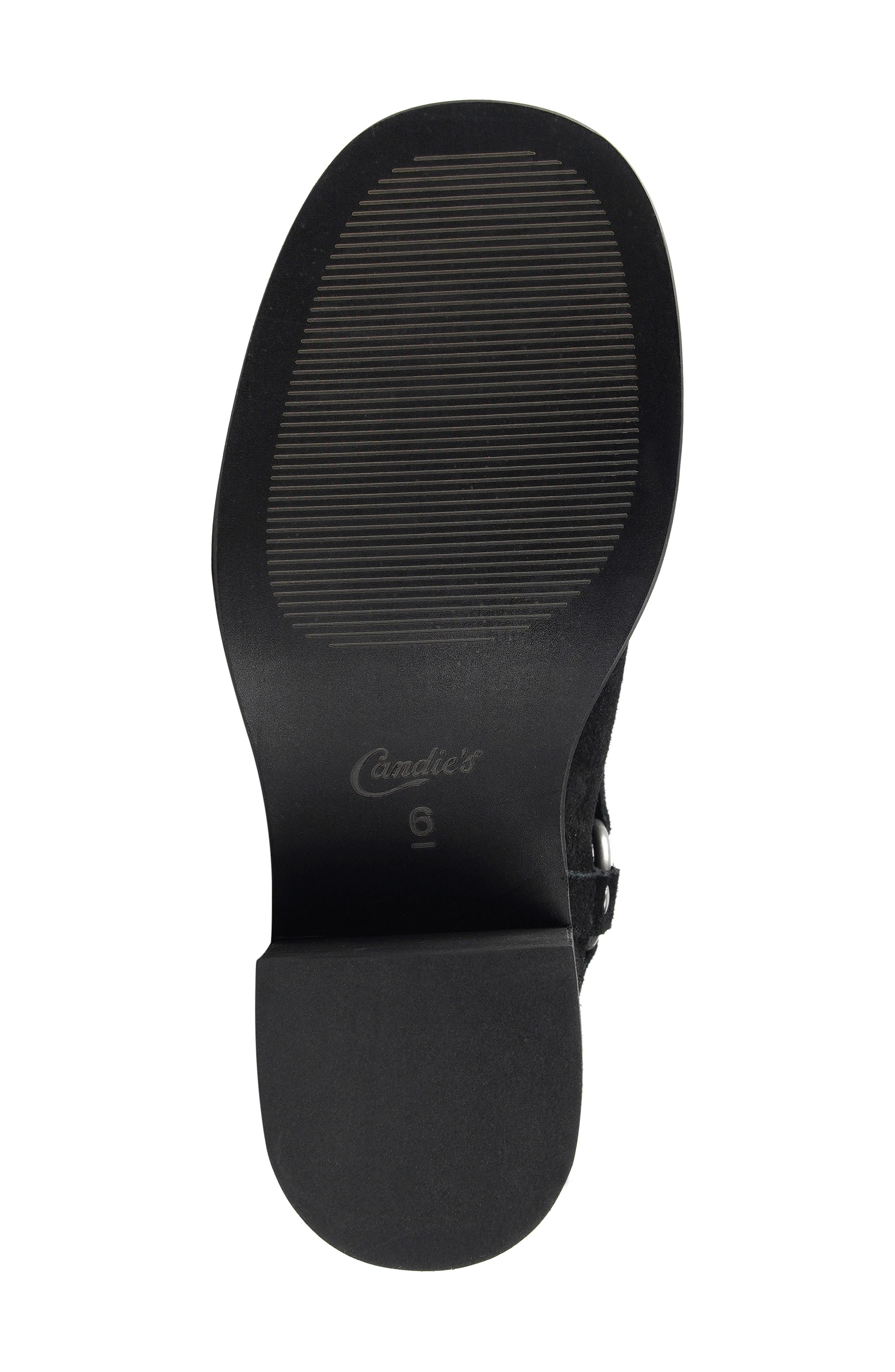 Candie's Fridda Moto Bootie, Alternate, color, Black