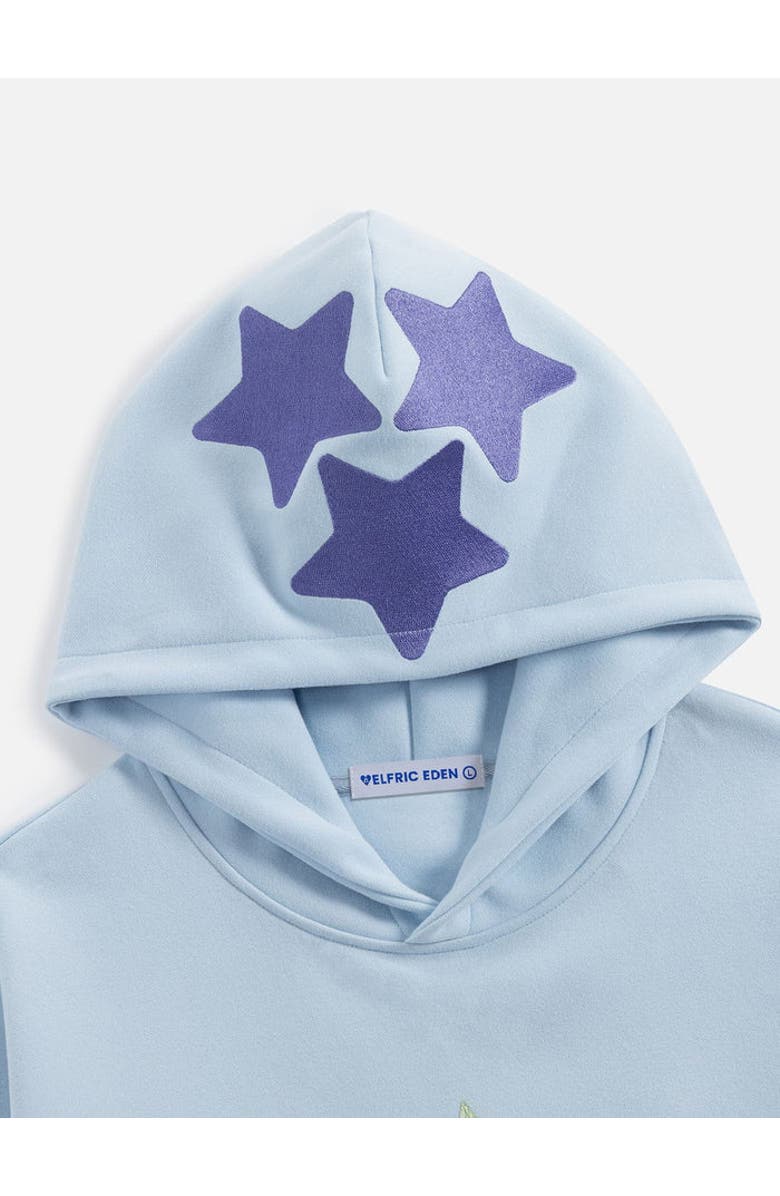AELFRIC EDEN Floral Eden Star Pullover Hoodie, Alternate, color, Blue