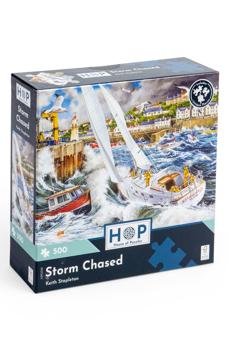 The House of Puzzles Storm Chased 500-Piece Jigsaw Puzzle, Main, color, 