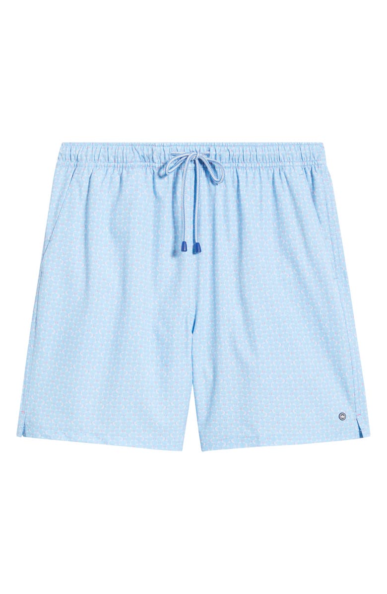 Peter Millar Wind in Your Sails Swim Trunks, Alternate, color, Seaport Blue