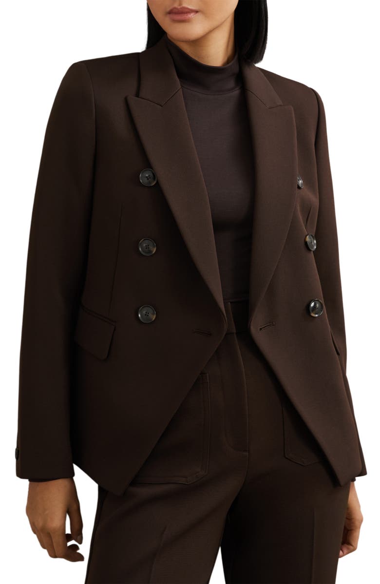 Reiss Priya Double Breasted Blazer, Alternate, color, 