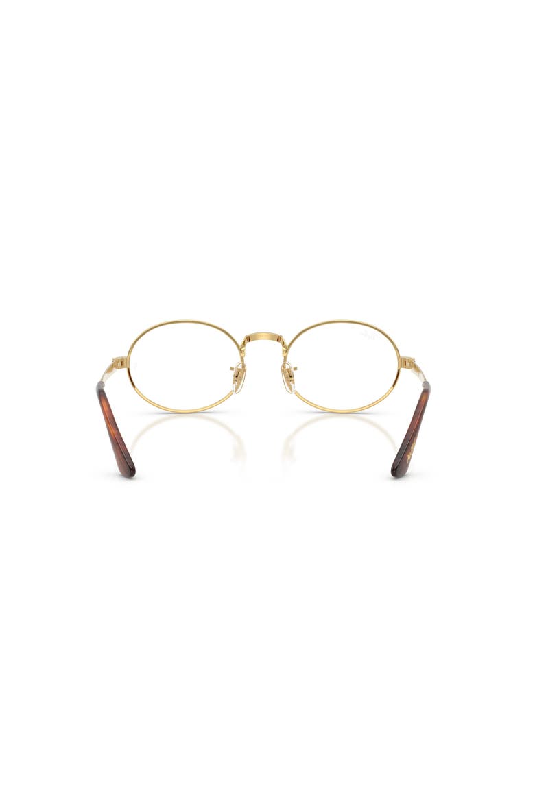54mm Oval optical glasses, Alternate, color, Gold