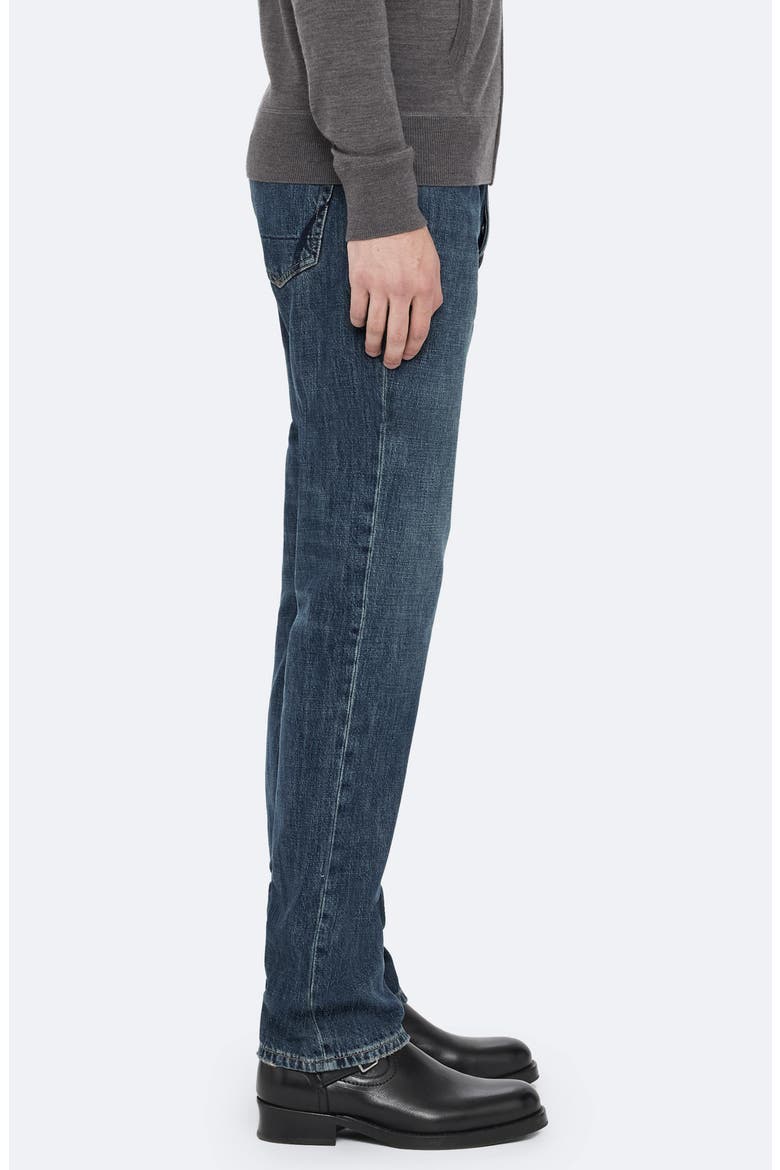 Slim Straight Leg Jeans, Alternate, color, DARK INDIGO