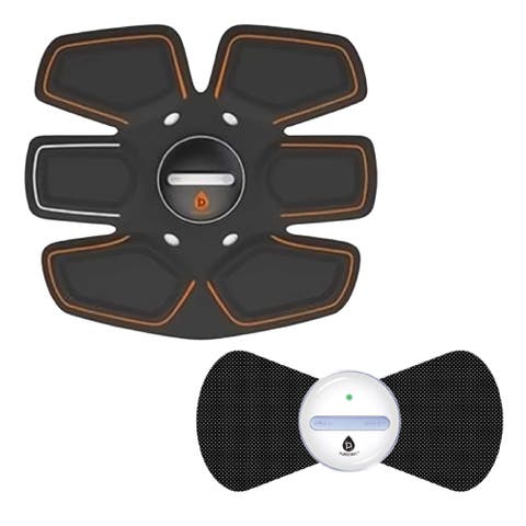 Wireless Muscle Stimulator & Abdominal Toning Massager Set