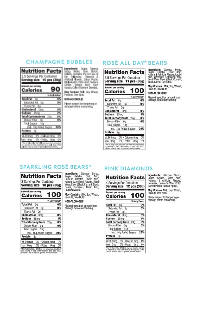 sugarfina Cake Box 4-Piece Candy Bento Box, Alternate, color,