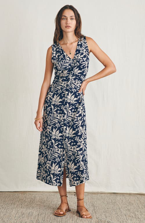 Faherty Sorrento Sleeveless Dress In Multi