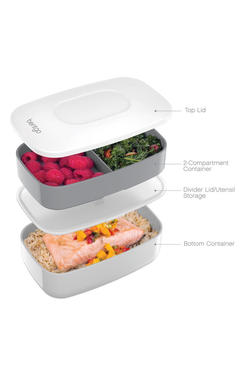 BENTGO All-in-One Bento Box, Alternate, color, Gray