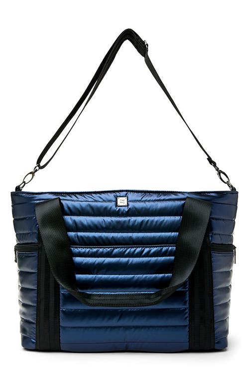 Think Royln Jetset Wingman Tote In Pearl Indigo