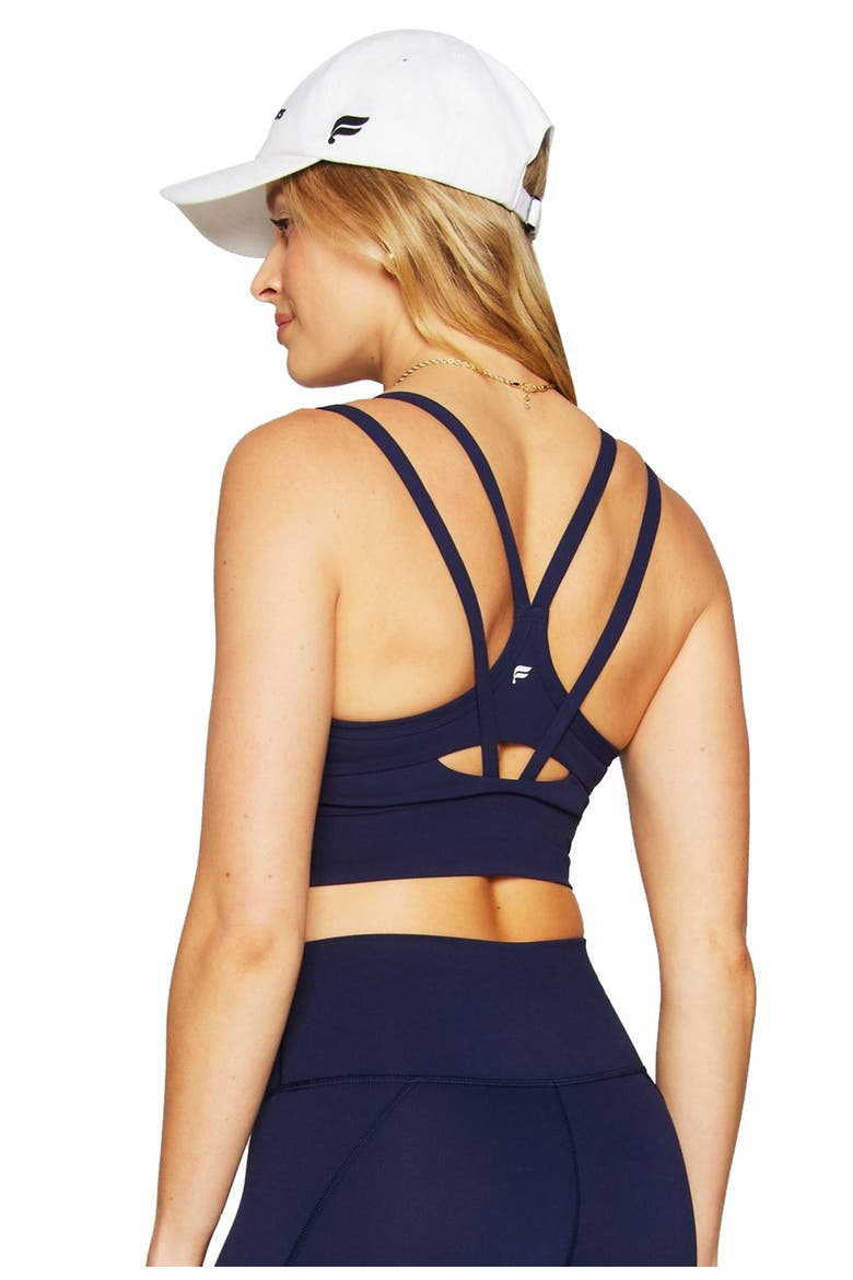 Women's Principal Longline Medium Impact Sports Bra, Alternate, color, Deep Navy