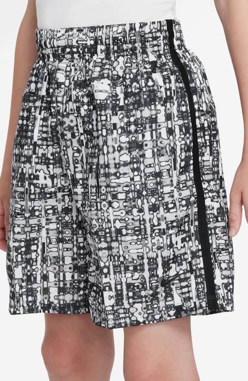 Nike Big Boys Dri-fit Short-sleeve Logo Graphic Top In Multi