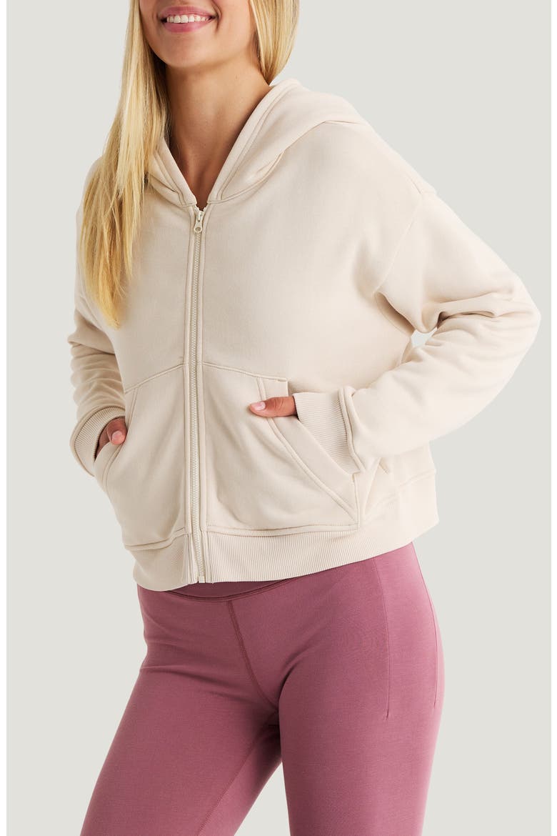 Full Zip Hoodie, Main, color, STONE