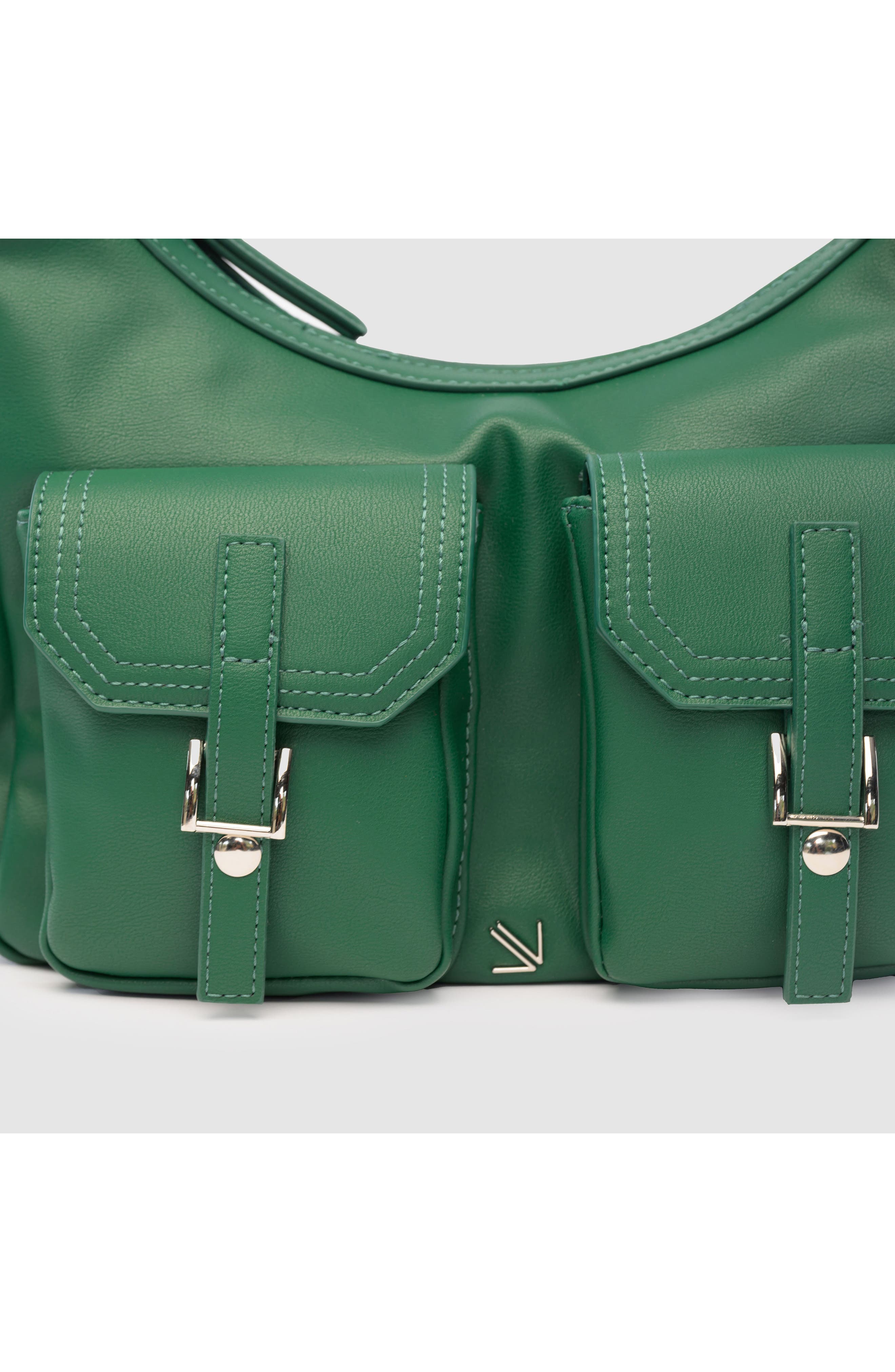 Assembled Convertible Shoulder Bag, Alternate, color, GREEN