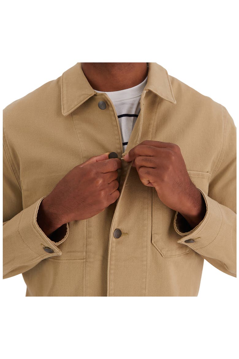 Heavy Twill Shirt Jacket, Alternate, color, KHAKI