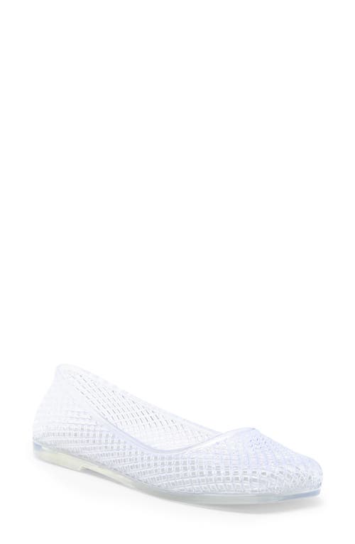 Jeffrey Campbell Day Off Flat In Clear