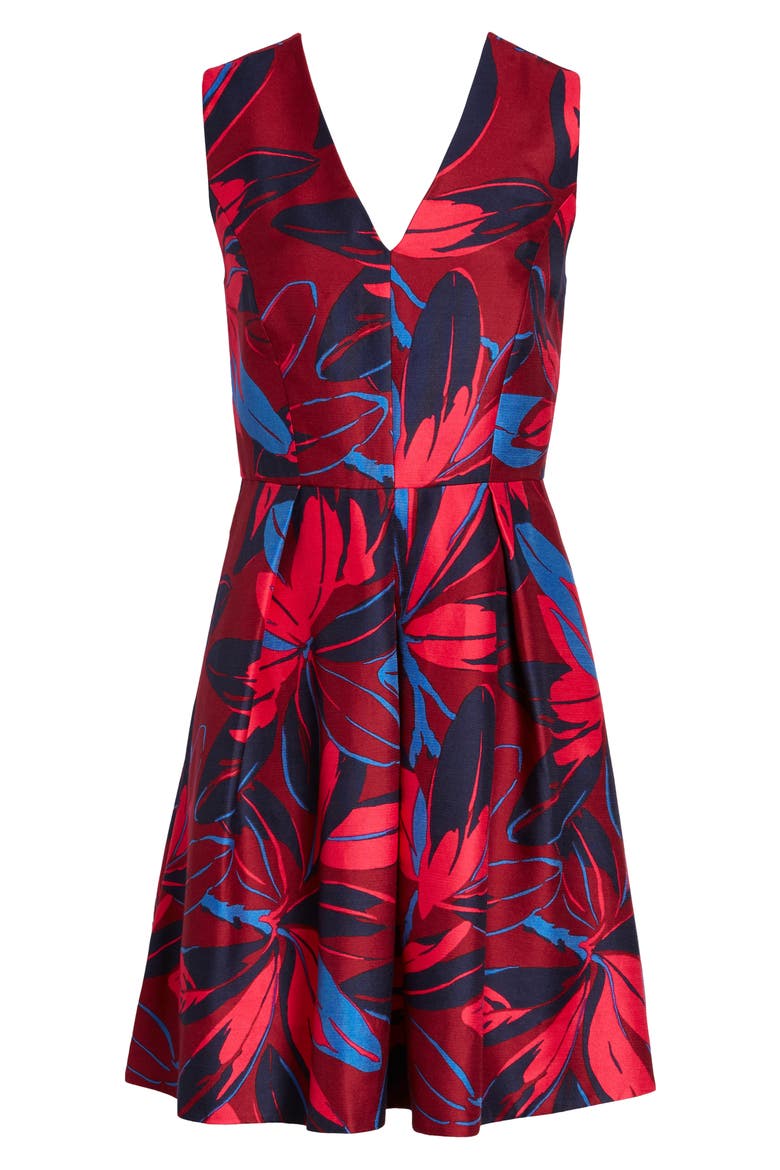 Autumn Bloom Love Circle Dress, Alternate, color, PLUM MULTI