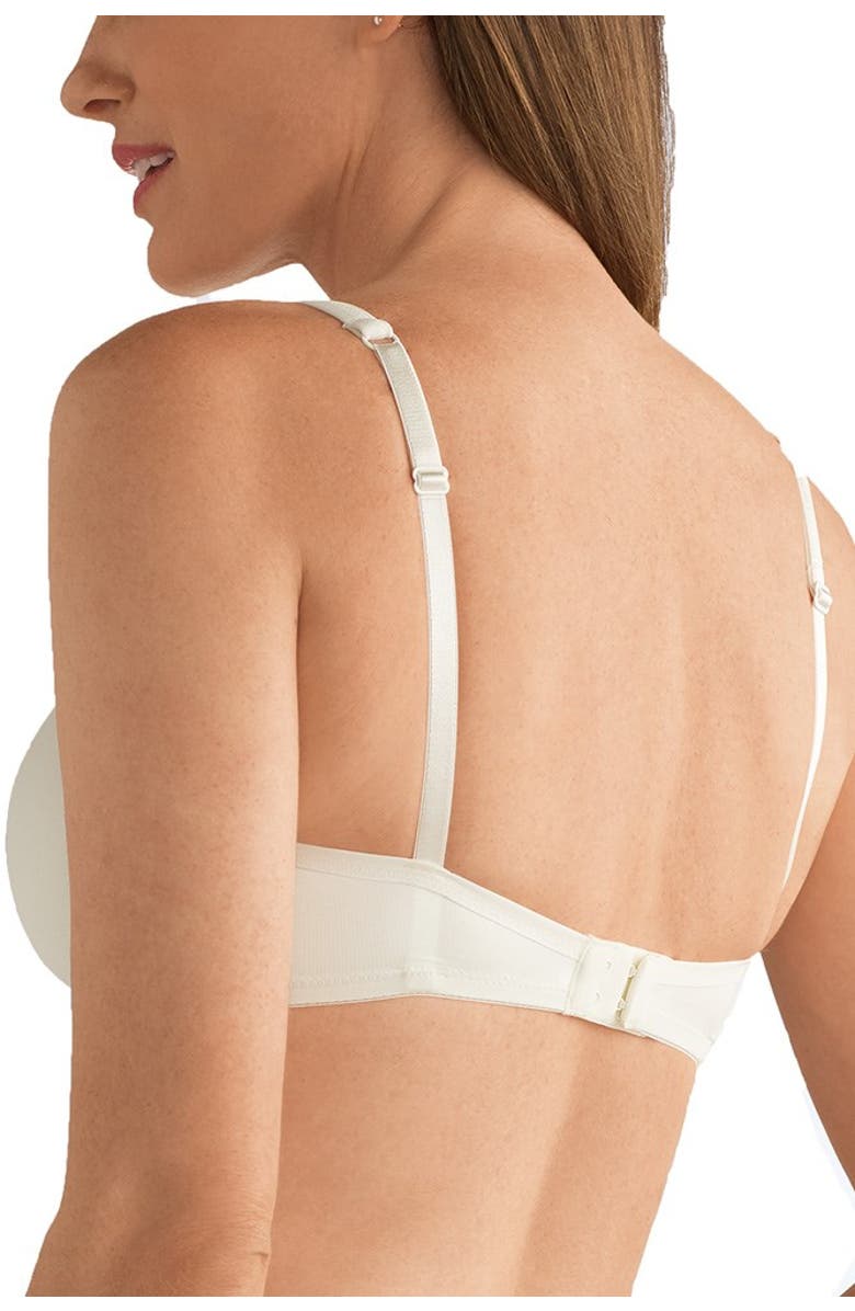 Amoena Lara Padded Wire-Free Bra, Alternate, color, Off White